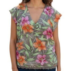 Jamaica Bay Foral Top